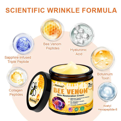 🥳Official Brand Shop丨Rolimey® Bee venom Pro Comprehensive Cream—Tightening for Skin Types