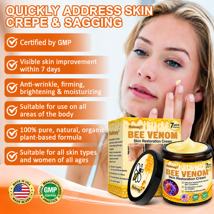 🥳Official Brand Shop丨Rolimey® Bee venom Pro Comprehensive Cream—Tightening for Skin Types