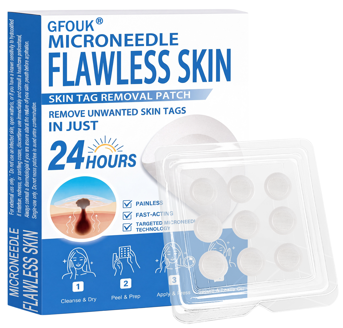 💯𝐎𝐟𝐟𝐢𝐜𝐢𝐚𝐥 𝐒𝐭𝐨𝐫𝐞 | GFOUK® 🌿 𝐁𝐨𝐭𝐚𝐧𝐢𝐜𝐚𝐥 𝐌𝐢𝐜𝐫𝐨𝐧𝐞𝐞𝐝𝐥𝐞 𝐇𝐲𝐝𝐫𝐨𝐜𝐨𝐥𝐥𝐨𝐢𝐝 𝐏𝐚𝐭𝐜𝐡 (𝐅𝐨𝐫 𝐒𝐤𝐢𝐧 𝐓𝐚𝐠𝐬, 𝐒𝐦𝐚𝐥𝐥 𝐒𝐤𝐢𝐧 𝐆𝐫𝐨𝐰𝐭𝐡𝐬, 𝐖𝐚𝐫𝐭𝐬, 𝐌𝐨𝐥𝐞𝐬, 𝐀𝐠𝐞 𝐒𝐩𝐨𝐭𝐬 & 𝐏𝐢𝐠𝐦𝐞𝐧𝐭𝐚𝐭𝐢𝐨𝐧 𝐂𝐨𝐧𝐜𝐞𝐫𝐧𝐬)