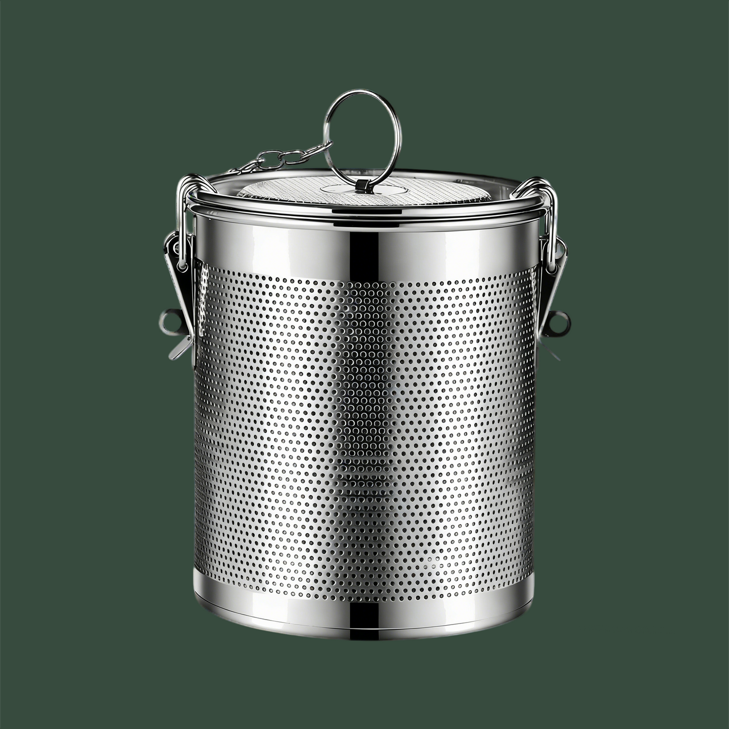 🔥Make every time you cook a little easier🔥Sarivoa® Stainless Steel Spice Strainer with Chain Hook