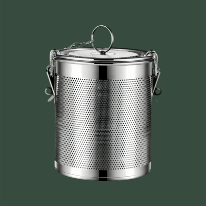 🔥Make every time you cook a little easier🔥Sarivoa® Stainless Steel Spice Strainer with Chain Hook