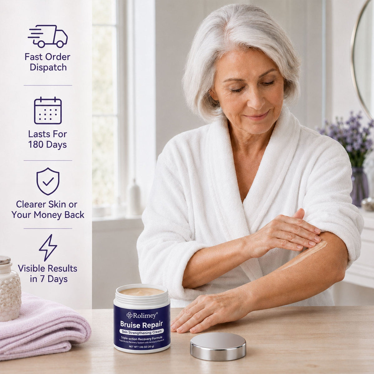 👨‍⚕️Over 100,000 units sold🔥 - Rolimey® cream to repair bruises and strengthen the skin.