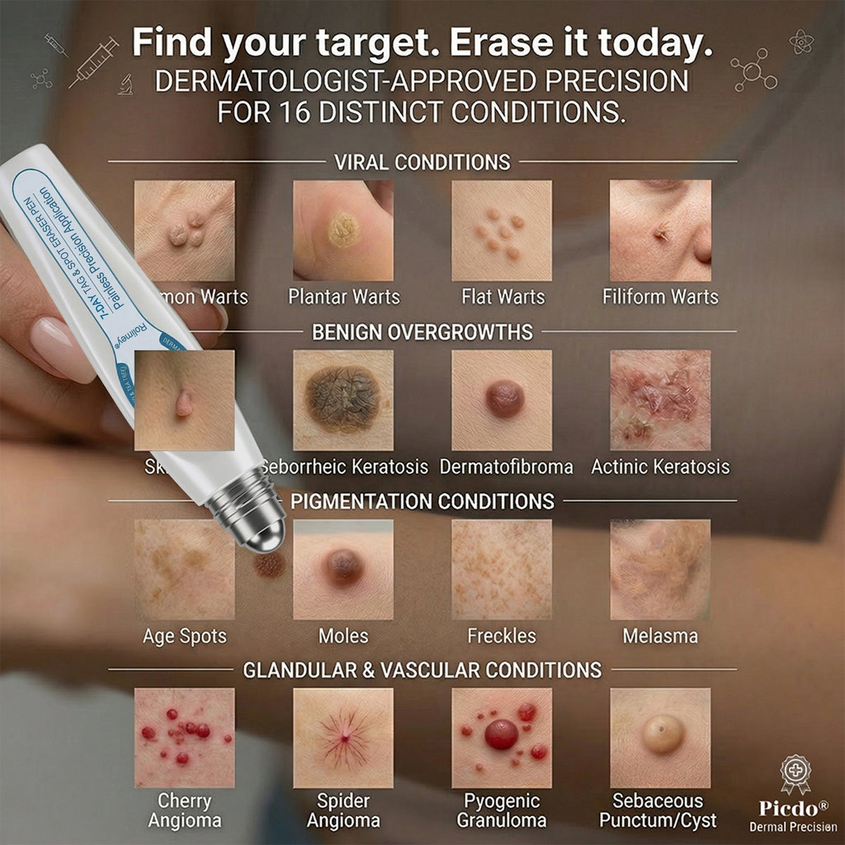 🌟Official Brand Shop | Rolimey® 7-Day Roll-On for Skin Spots and Skin Tags