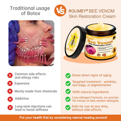 🔥Official Brand Shop丨Rolimey® Bee venom Pro Comprehensive Cream—Tightening for Skin Types