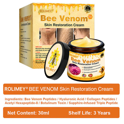 🔥Official Brand Shop丨Rolimey® Bee venom Pro Comprehensive Cream—Tightening for Skin Types
