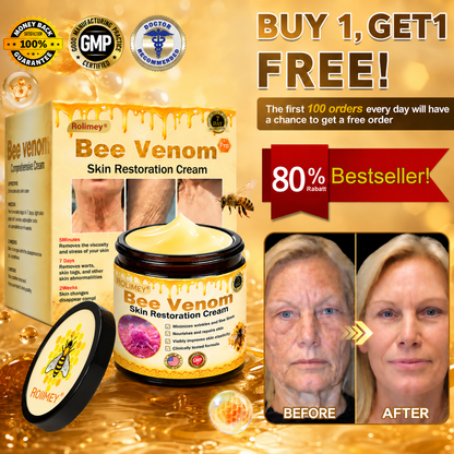 🔥Official Brand Shop丨Rolimey® Bee venom Pro Comprehensive Cream—Tightening for Skin Types