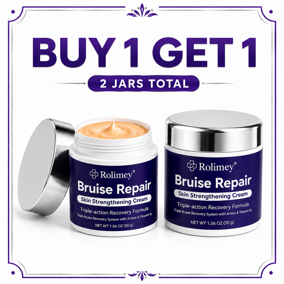 👨‍⚕️Over 100,000 units sold🔥 - Rolimey® cream to repair bruises and strengthen the skin.