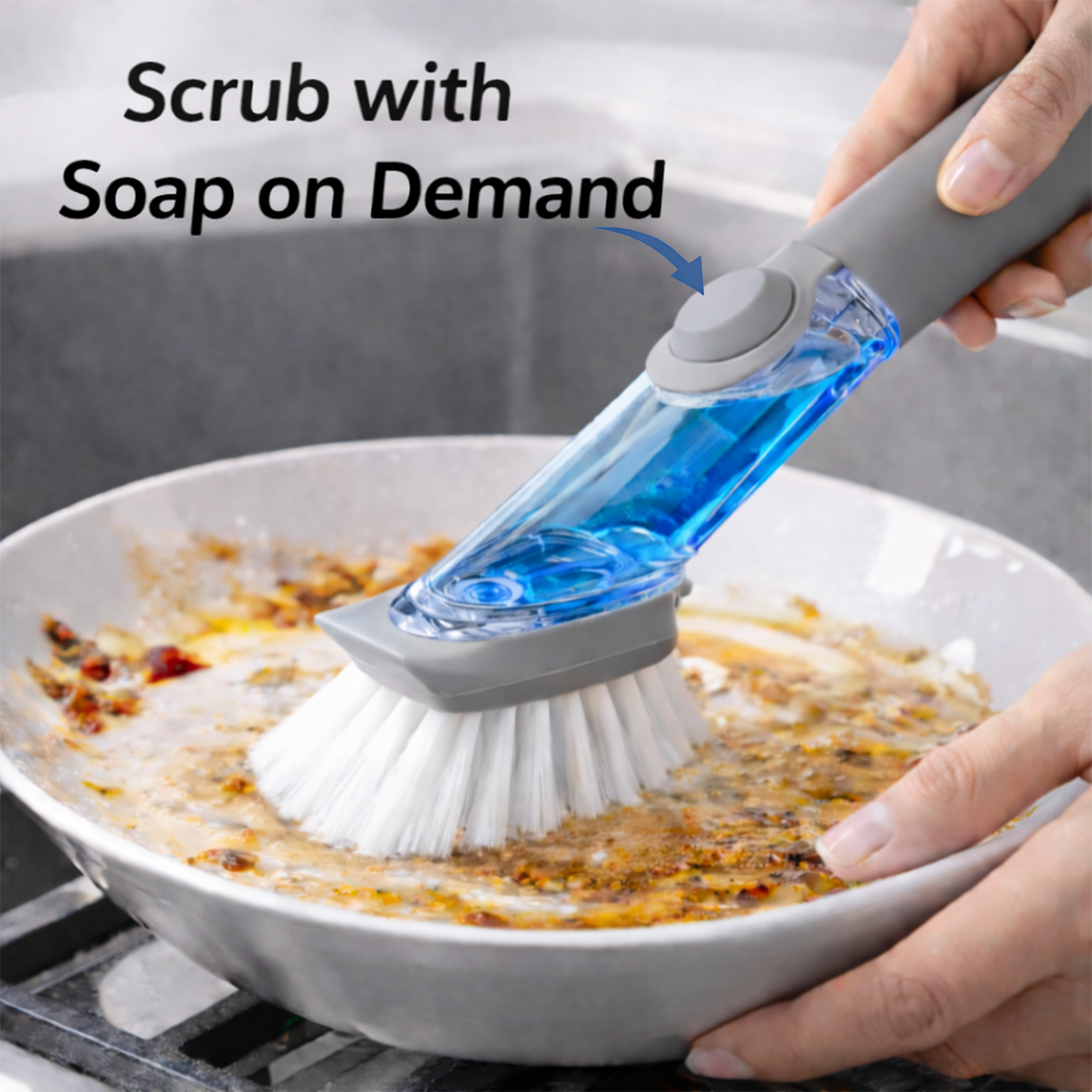 Soap Dispensing Dish Brush