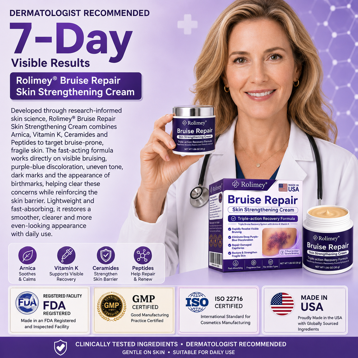 👩‍⚕️🏆Over 100,000 units sold🔥 - Rolimey® cream to repair bruises and strengthen the skin
