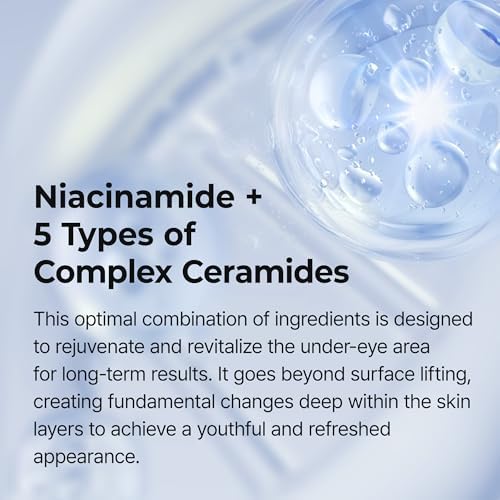 Dr.Melaxin Eyephalt Eyebag Cream for Puffiness, Dark Circles & Fine Lines, Wrinkle, EGF Anti-Aging Under Eye Moisturizer with Niacinamide&Ceramide 0.33 fl.oz.
