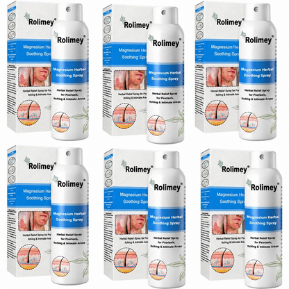 💯Official Store: Rolimey®Magnesium Herbal Psoriasis Spray⚕️Health Canada Certified (Relief for Psoriasis and Eczema, Improvement of Bacterial Infections in the Genital Area, Elieves joint pain and neuropathic pain)