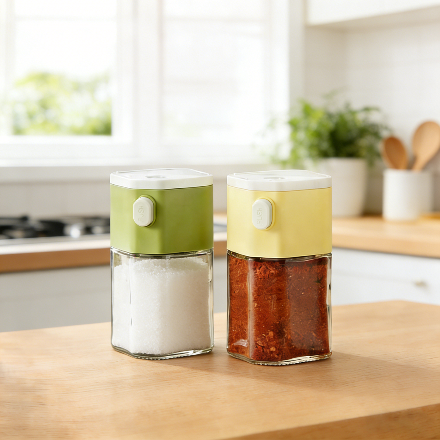 ❤️Make everyday life a little lighter, and happiness a little greater❤️|Sarivoa® Dual-Mode Precision Salt Dispenser Bottle