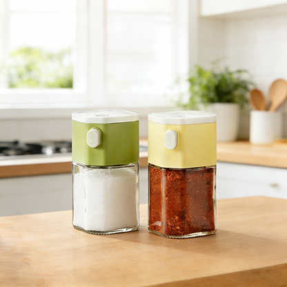 ❤️Make everyday life a little lighter, and happiness a little greater❤️|Sarivoa® Dual-Mode Precision Salt Dispenser Bottle