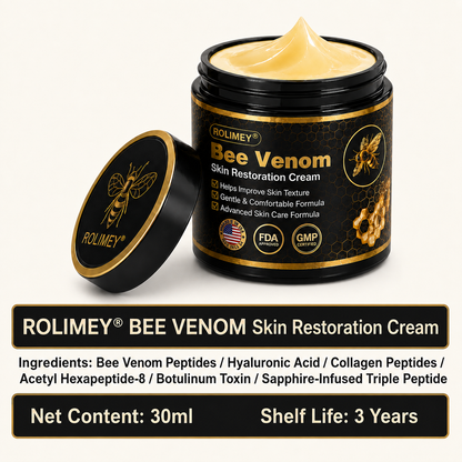 🌿Rolimey® Bee venom Pro Comprehensive Cream —Tightening for Skin Types 🔥