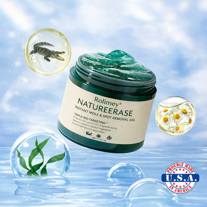 ✅ Official Store: Rolimey® NatureErase Instant Alligator Oil Mole & Spot Removal Plus Gel