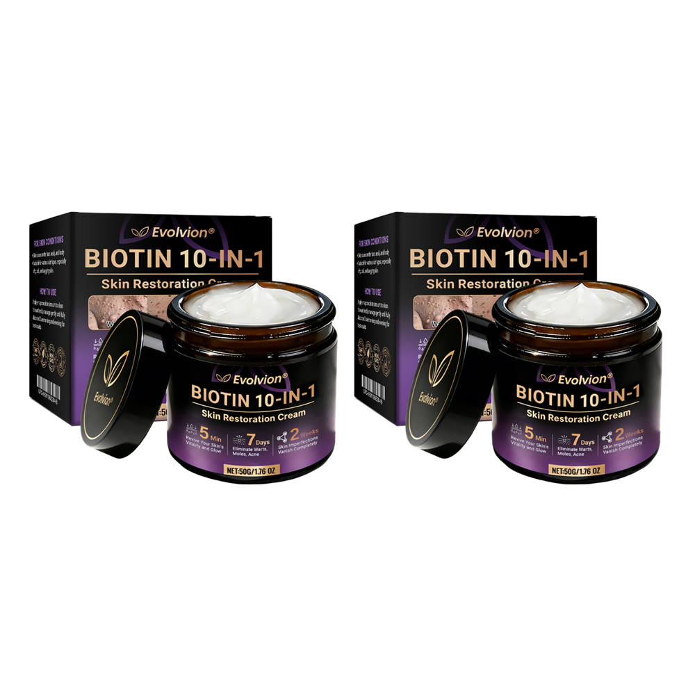 👨‍⚕️Over 100,000 units sold💕-🍁Evolvion® Biotin 10-in-1 Skin Restoration Cream