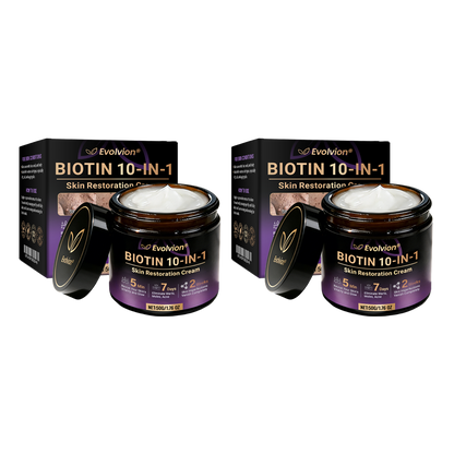 👨‍⚕️Over 100,000 units sold💕-🍁Evolvion® Biotin 10-in-1 Skin Restoration Cream