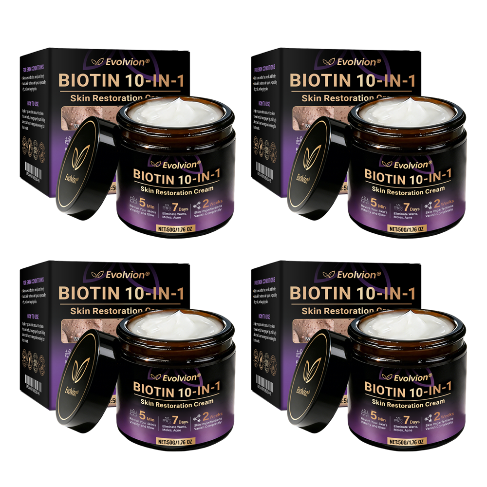 👨‍⚕️Over 100,000 units sold💕-🍁Evolvion® Biotin 10-in-1 Skin Restoration Cream