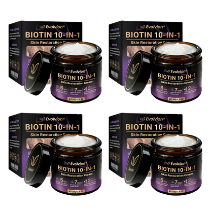 👨‍⚕️Over 100,000 units sold💕-🍁Evolvion® Biotin 10-in-1 Skin Restoration Cream