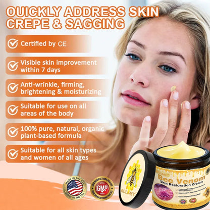 👨‍⚕️ 100,000+ Customers Trust Rolimey® | Bee Venom Pro Firming Cream — Firmer, Smoother, Younger-Looking Skin